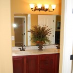 Cultured Marble on Maple Vanity
