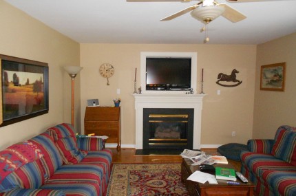 West End family room before 1